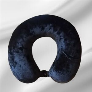 Cloudz Luxe Crushed Velvet Memory Foam Neck Pillow
